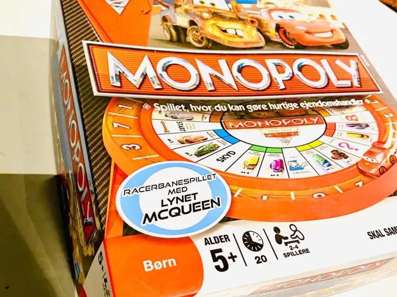 Billede 1 - Disney Cars Monopoly bræt spil, nyt