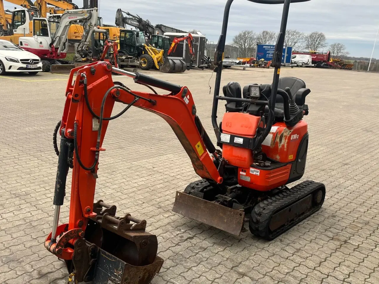 Billede 4 - Kubota U10-3 SL med udskudsarm