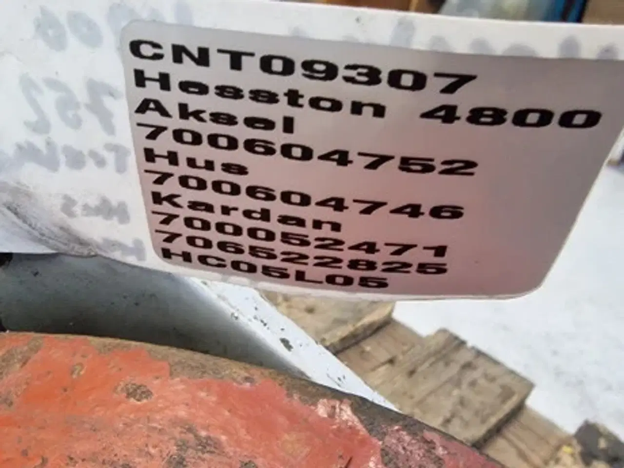 Billede 9 - Hesston 4800 PTO Kobling 700604746