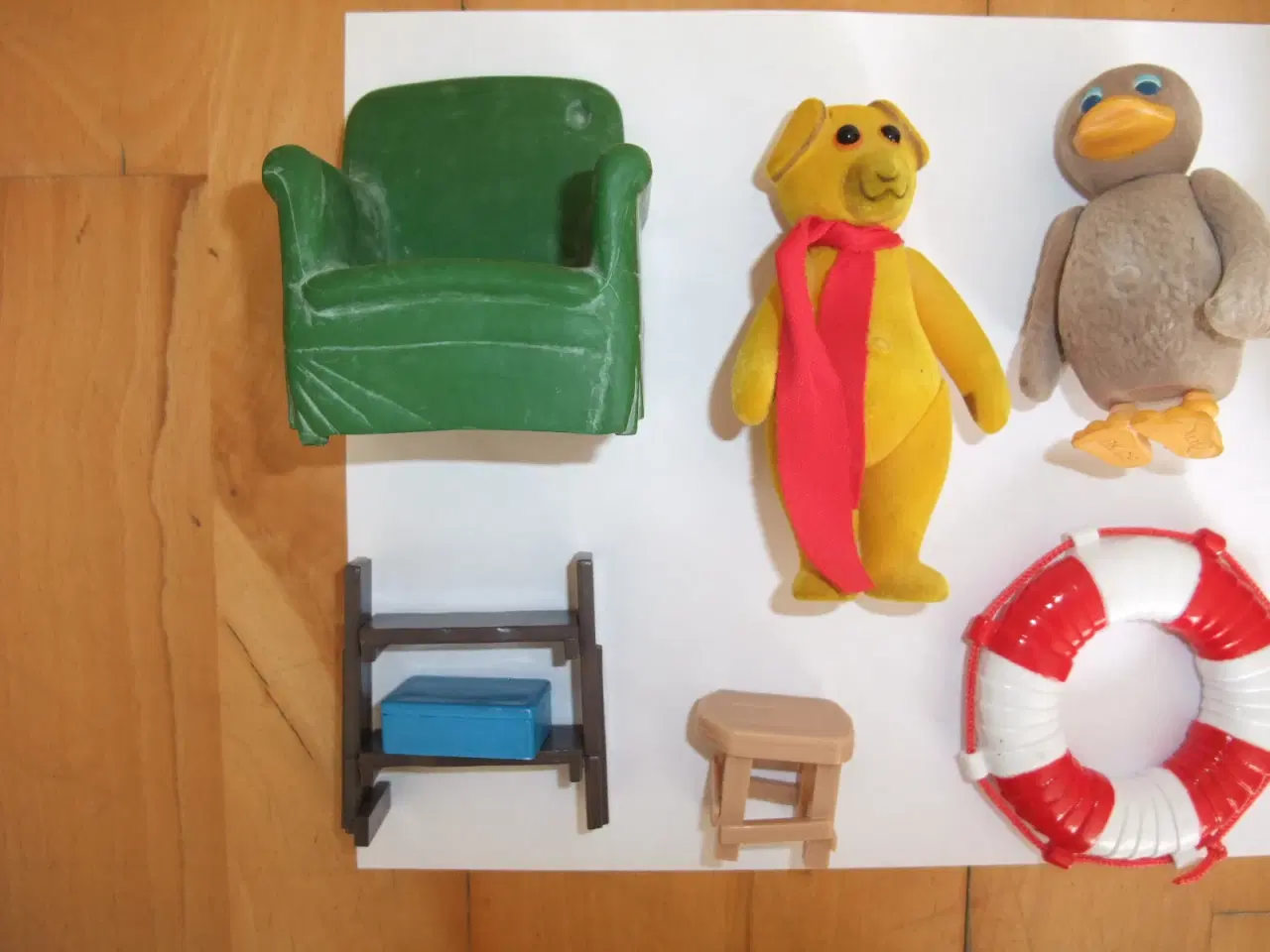Billede 3 - Bamse og Kylling Figurer 