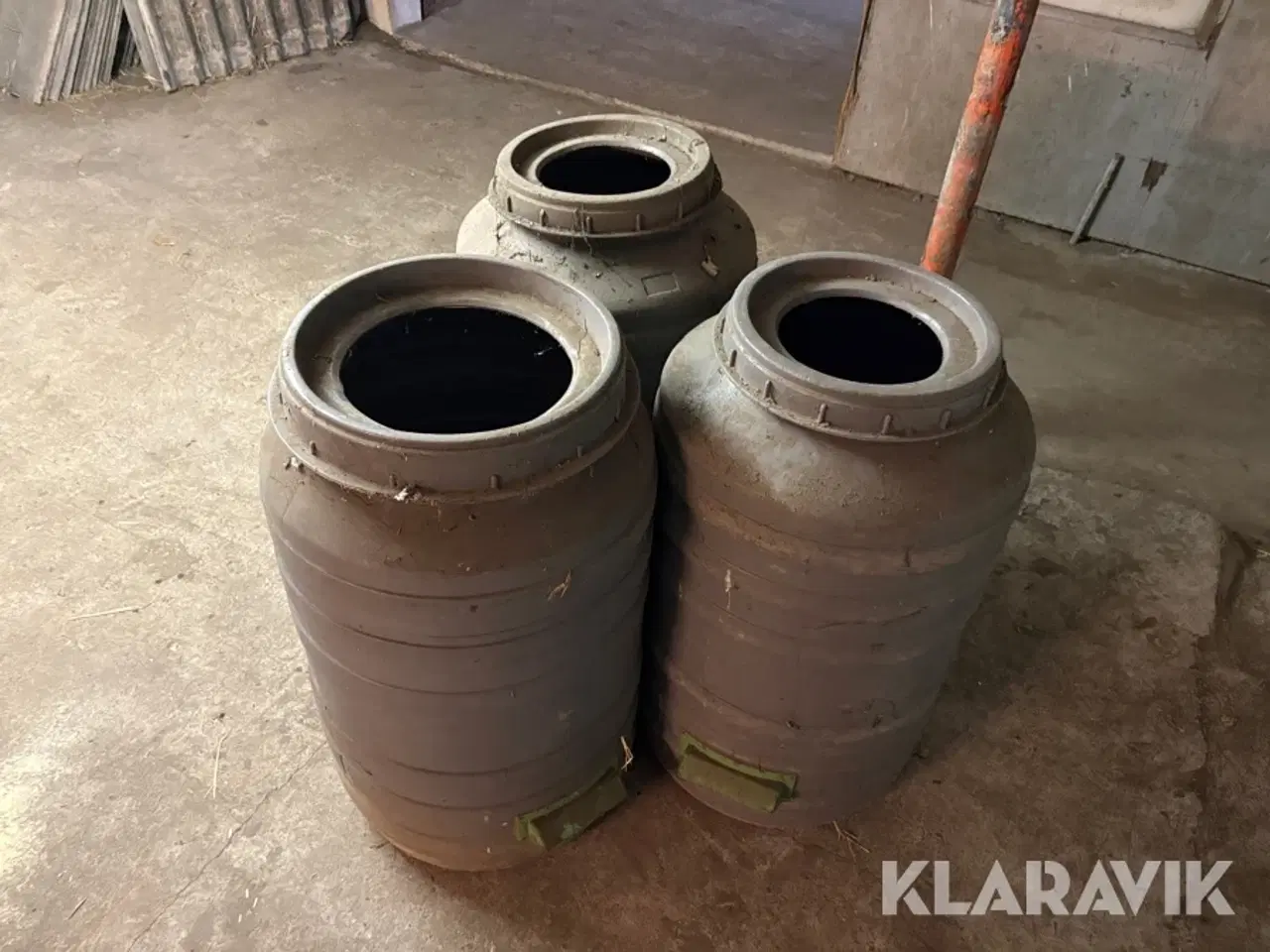 Billede 4 - Fodertønder Pit Plastics - 3 styk