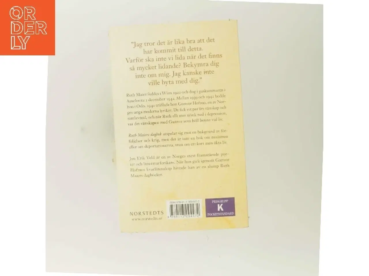 Billede 3 - Ruth Maiers dagbok af Jan Erik Vold (Bog)