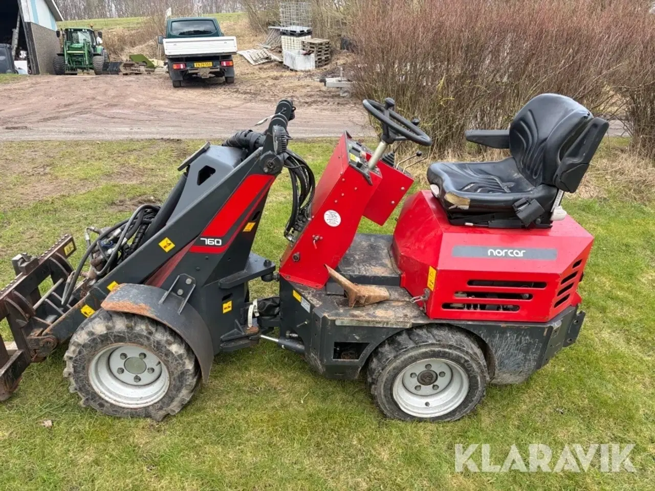 Billede 6 - Minilæsser Norcar 760 med udskud og tilbehør