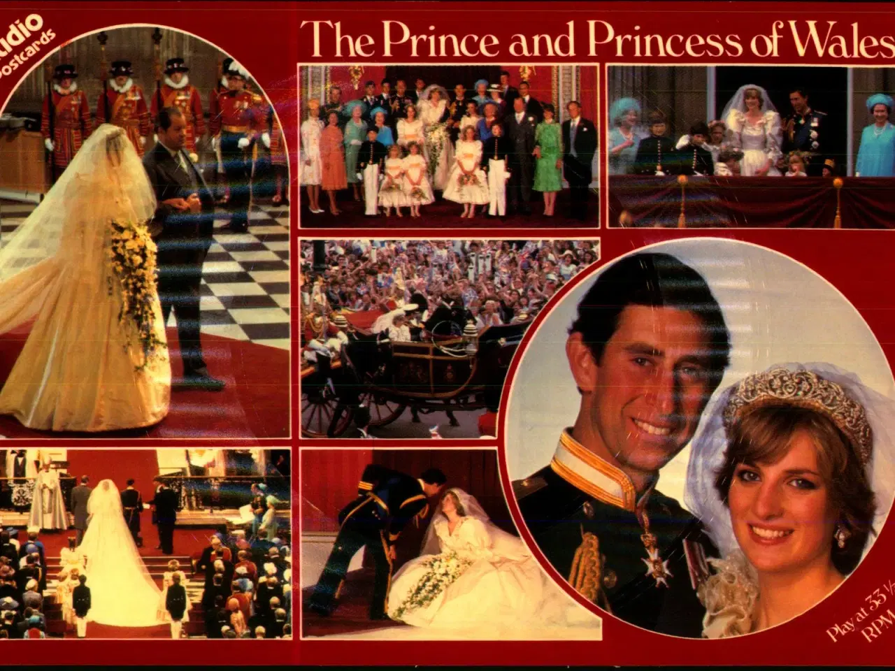 Billede 1 - The Prince and Princess Wedding - Audiopostcard  - Ubrugt