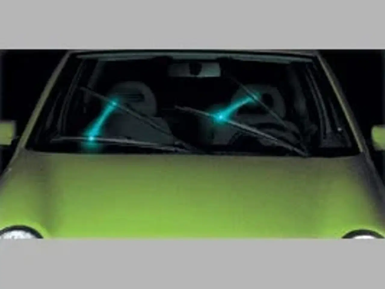 Billede 1 - Blåt stylinglys til vinduesviskerne