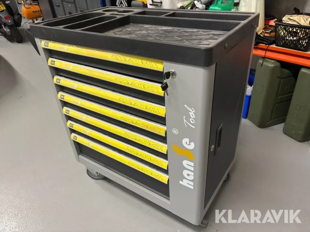 Billede 1 - Værkstedsvogn med indhold HanSe Tool