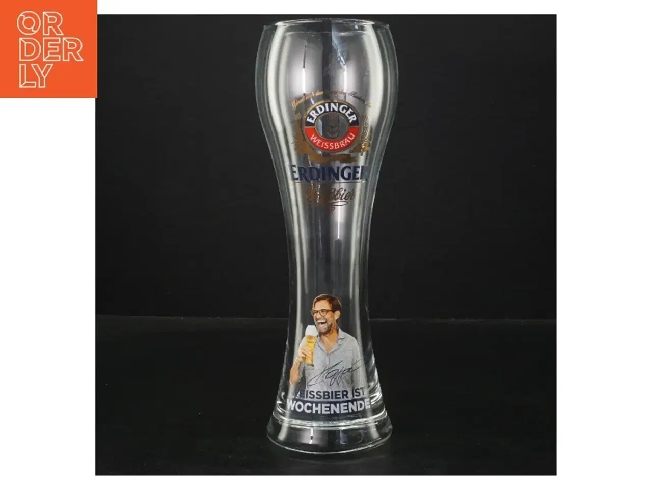 Billede 1 - Erdinger Weissbier glas fra Erdinger (str. Ø. 8 cm. 26 cm)