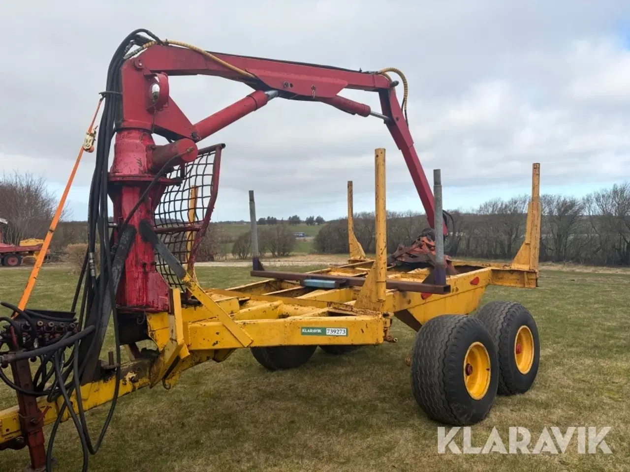 Billede 1 - Skovvogn med kran