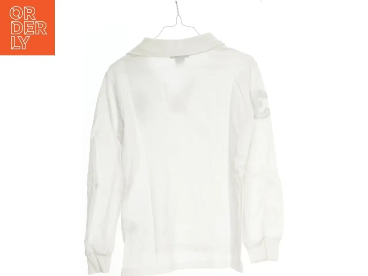 Billede 2 - Langærmet hvid polo trøje fra Ralph Lauren (str. 122)