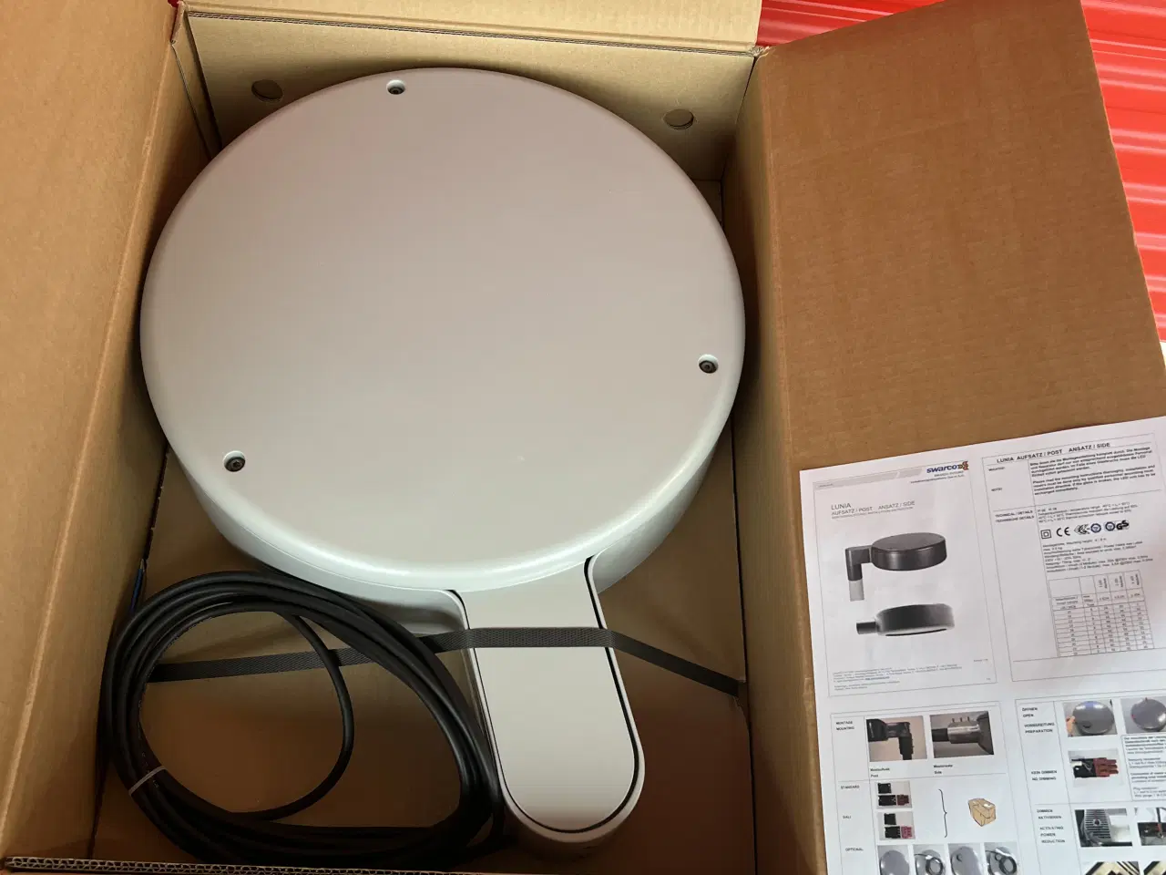 Billede 2 - Swarco Lunia 1 LED Post Lampe / Gadelampe 