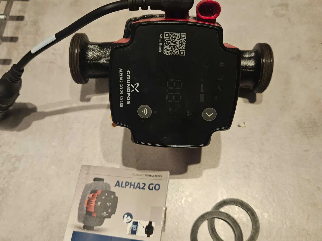 Billede 2 - Grundfos ALPHA2 GO 25-60 180 cirkulationspumpe