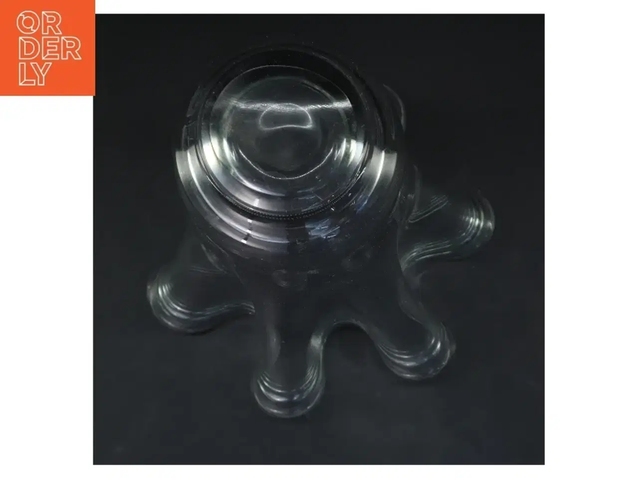 Billede 3 - Glasvase med bølget kant (str. 27 cm)