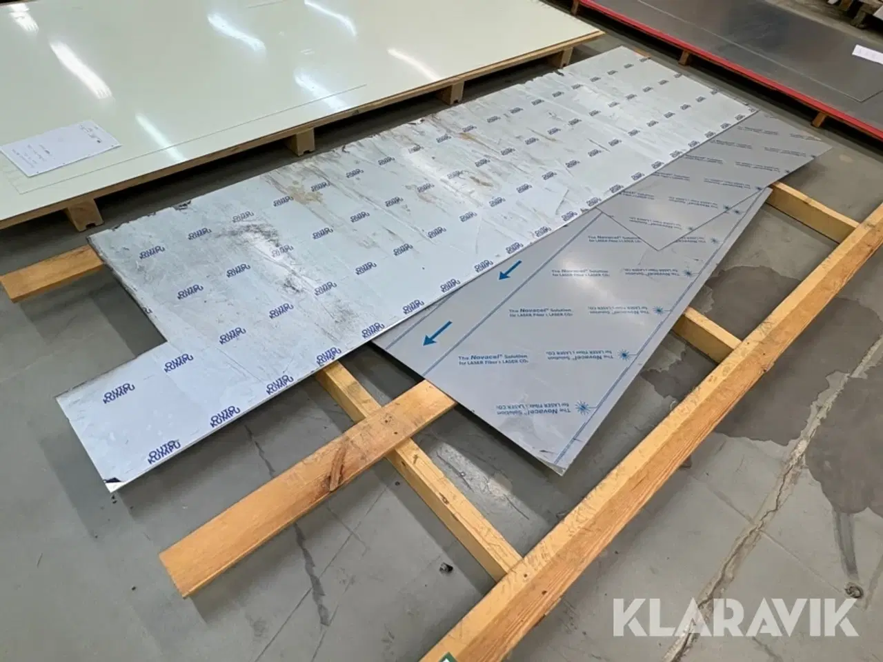 Billede 3 - Assorterede rustfrie plader - 10 paller