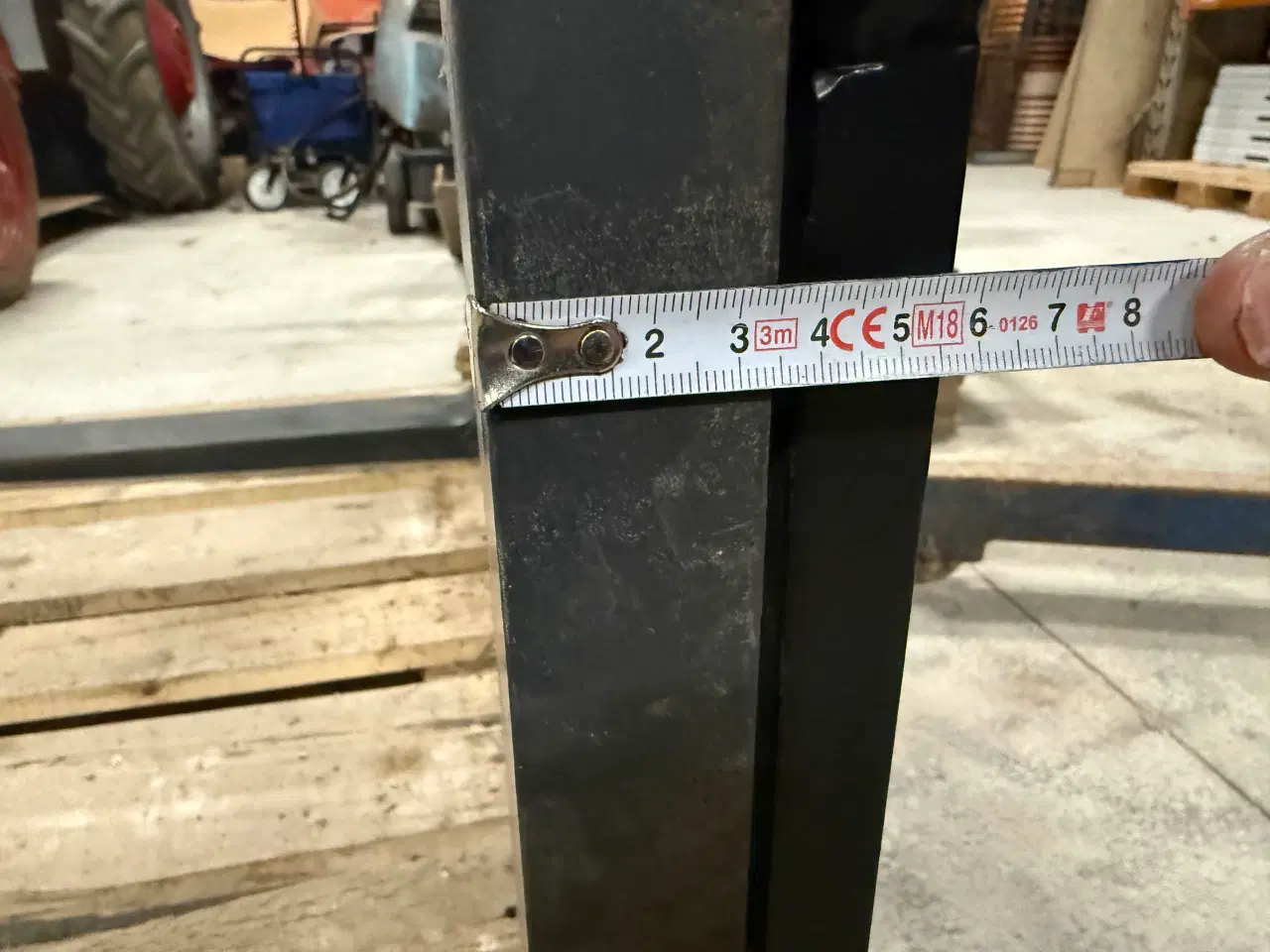 Billede 4 - Pallegafler på slæde 120cm