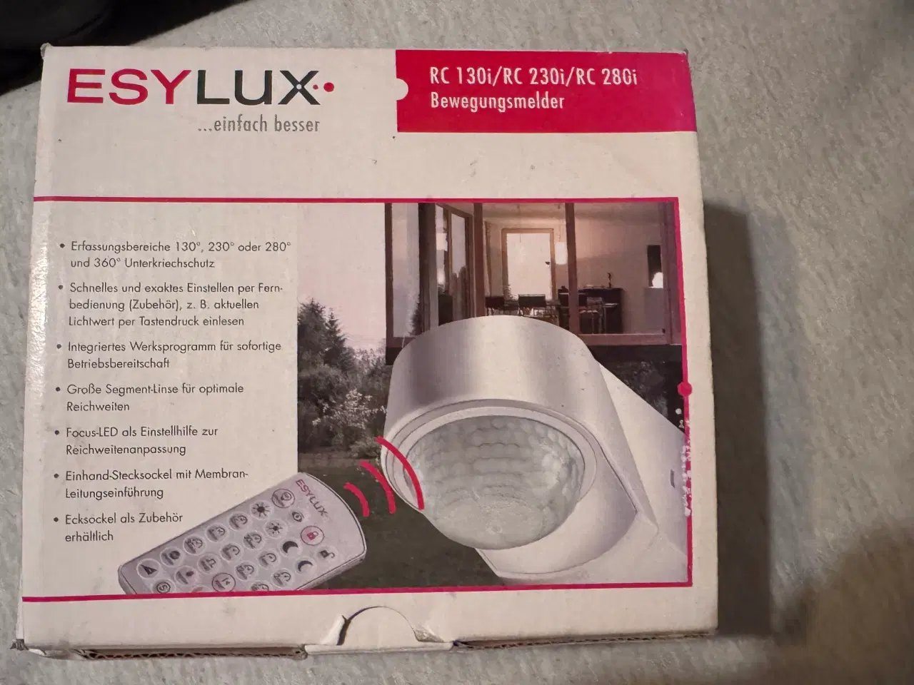 Billede 2 - ESYLUX RC 130/RC 230/RC 280i Bevægelsessensor