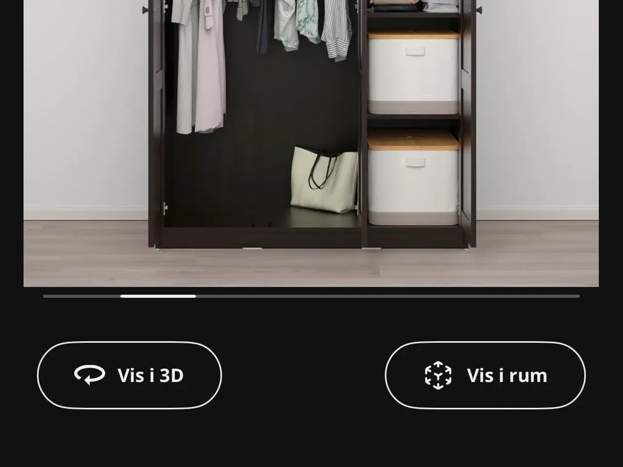 Billede 7 - Rakkestad garderobeskab fra IKEA i flot stand 
