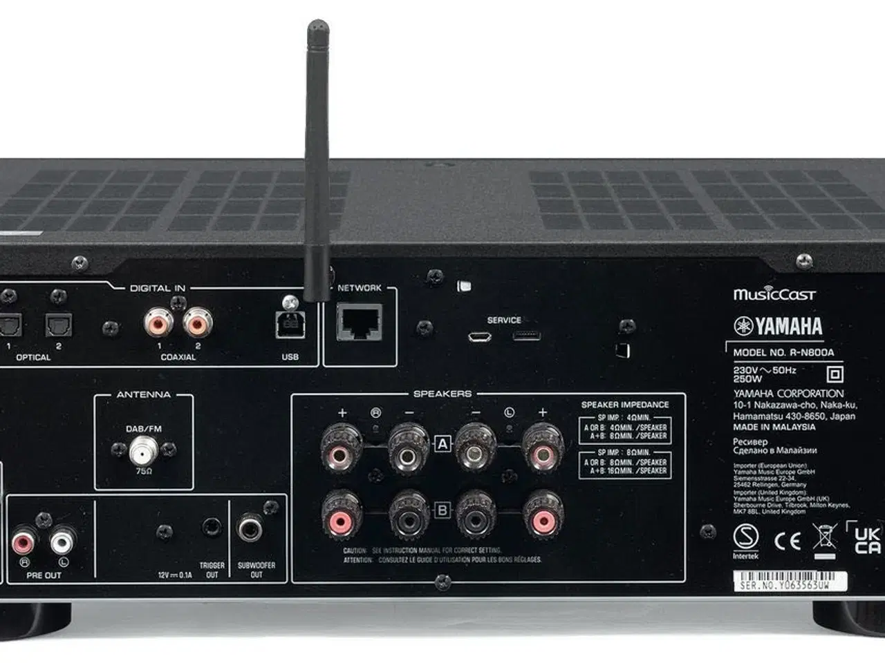 Billede 3 - Yamaha R-N800A/Oberon7 Dali