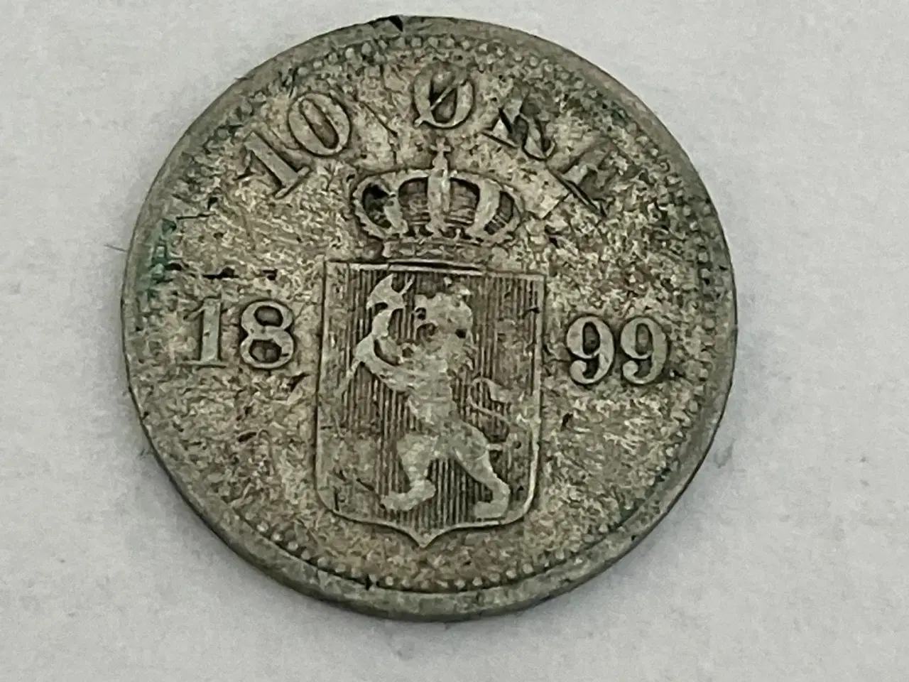 Billede 1 - 10 Øre 1899 Norge