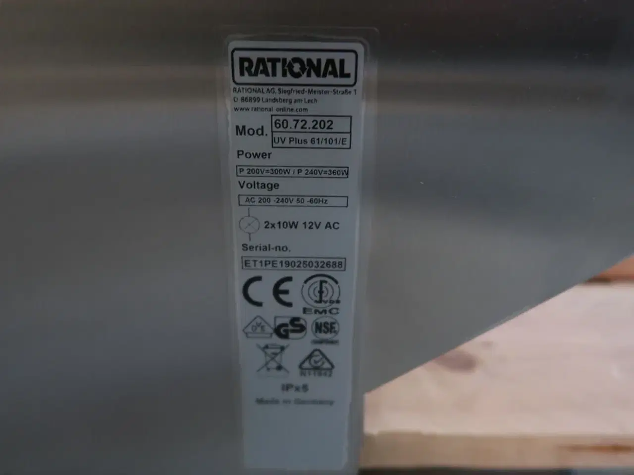 Billede 8 - Ultravent Emfang Rational 061-101 60.72.202