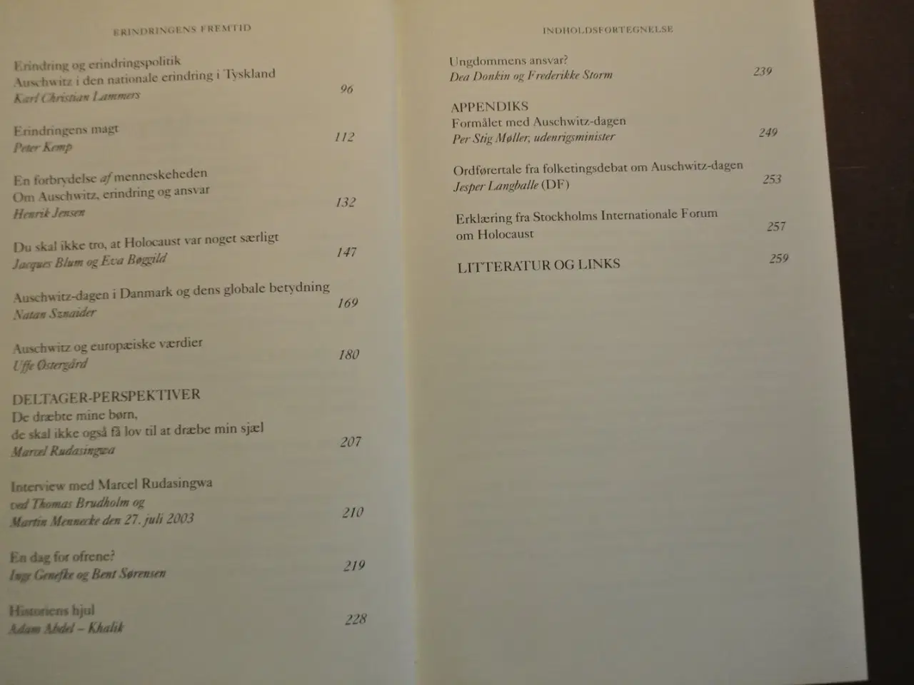 Billede 3 - erindringens fremtid - auschwitz-dag i danmark, re