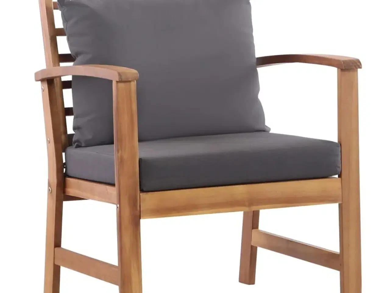 Billede 3 - Haveloungesæt 4 dele med hynder massivt akacietræ