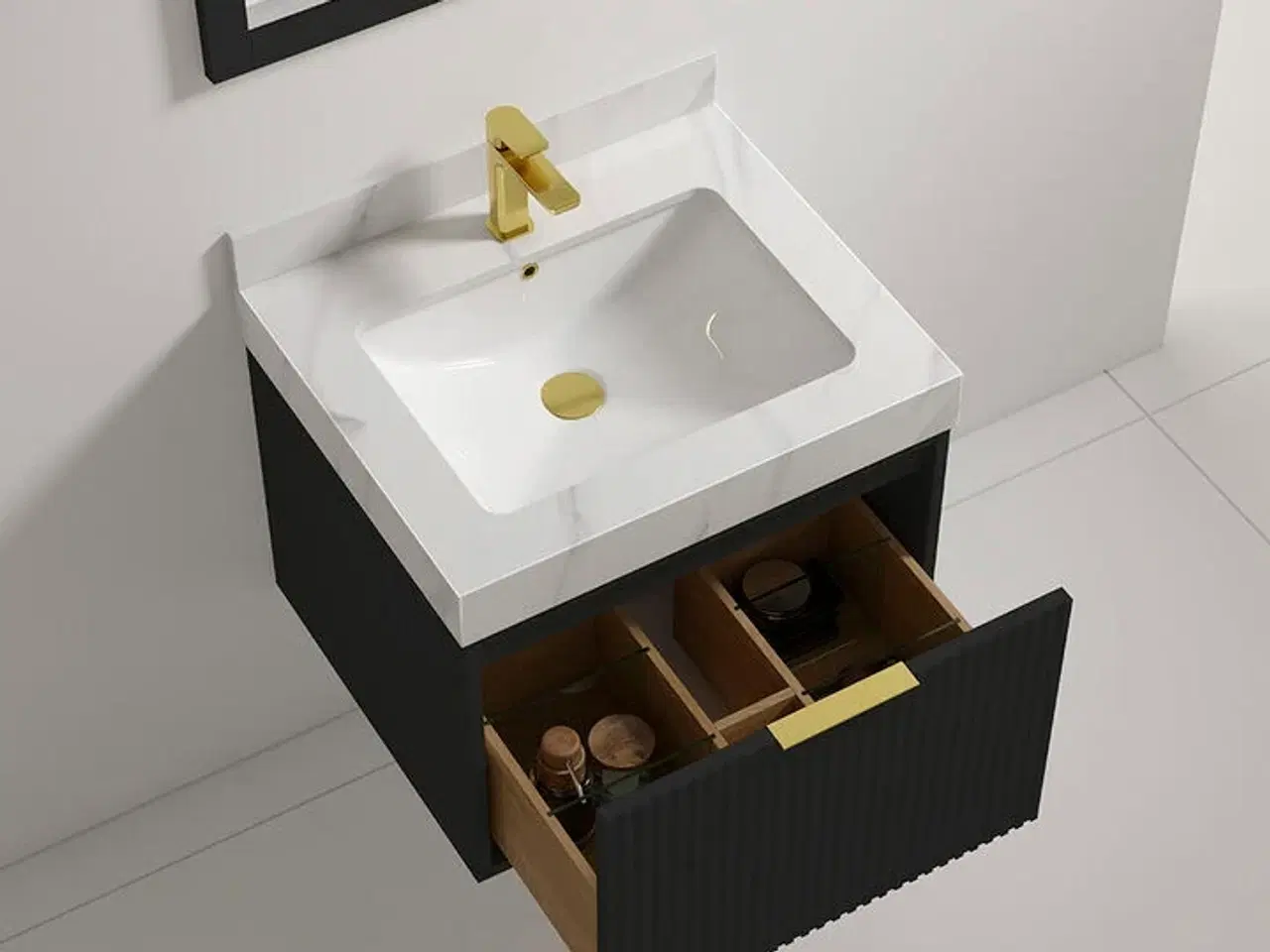 Billede 3 - Baderumsmøbel, Auburn, Black, 60