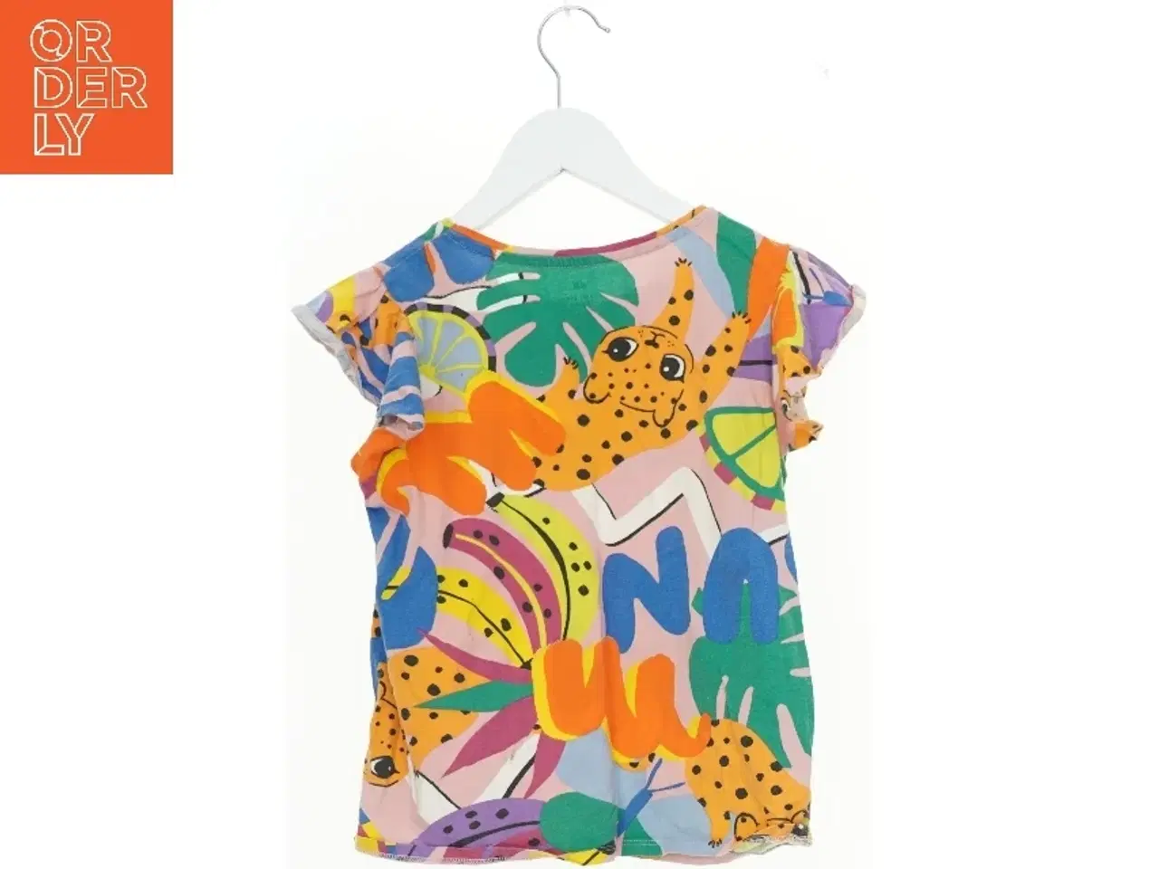 Billede 2 - Farverig kortærmet T-shirt fra H&M (str. 134)