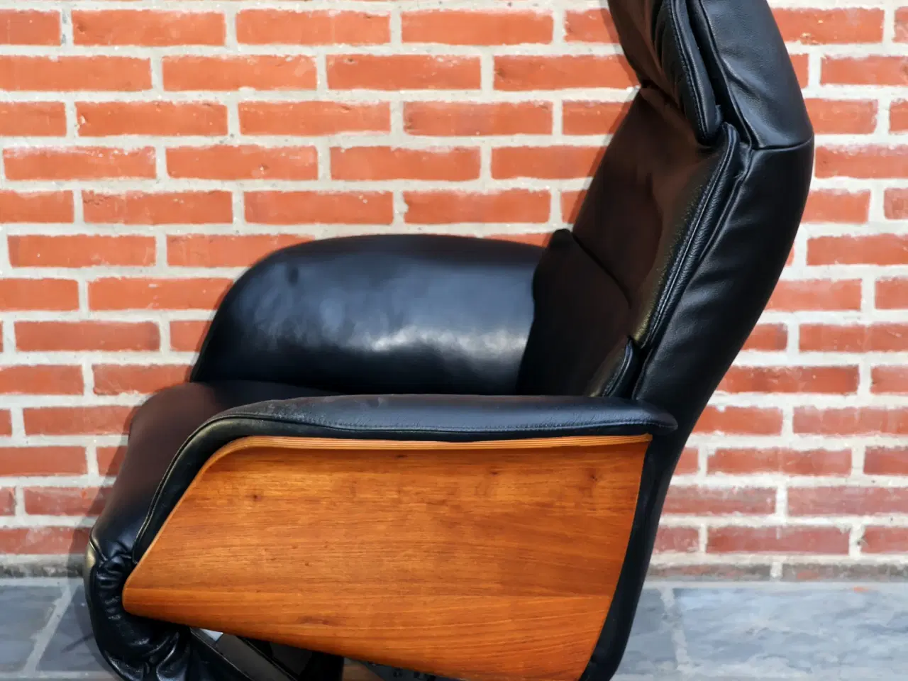 Billede 2 - Hjort Knudsen læder læne/liggestol