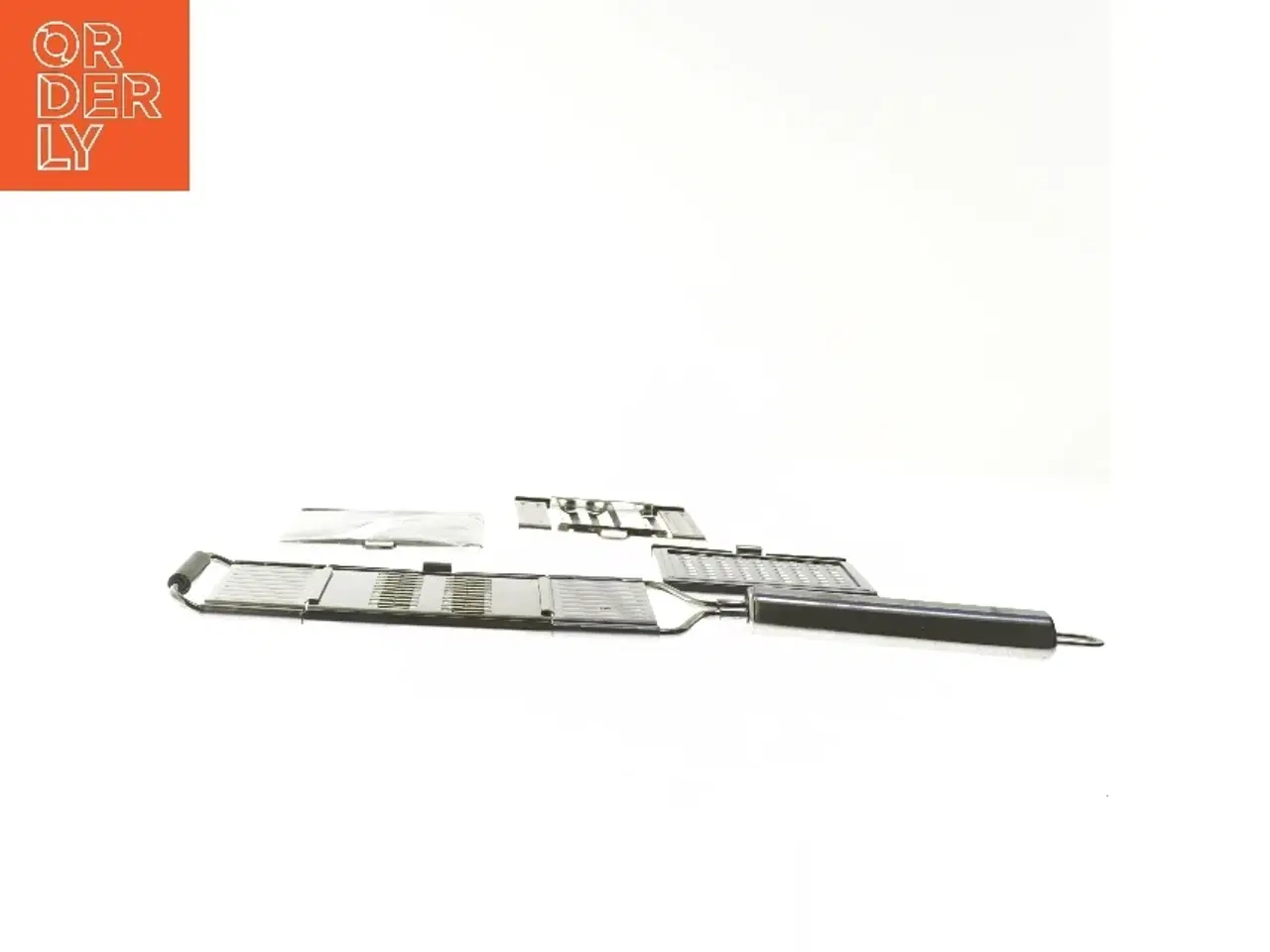 Billede 2 - Metal mandolinjern med udskiftelige blade (str. 35,5 cm)