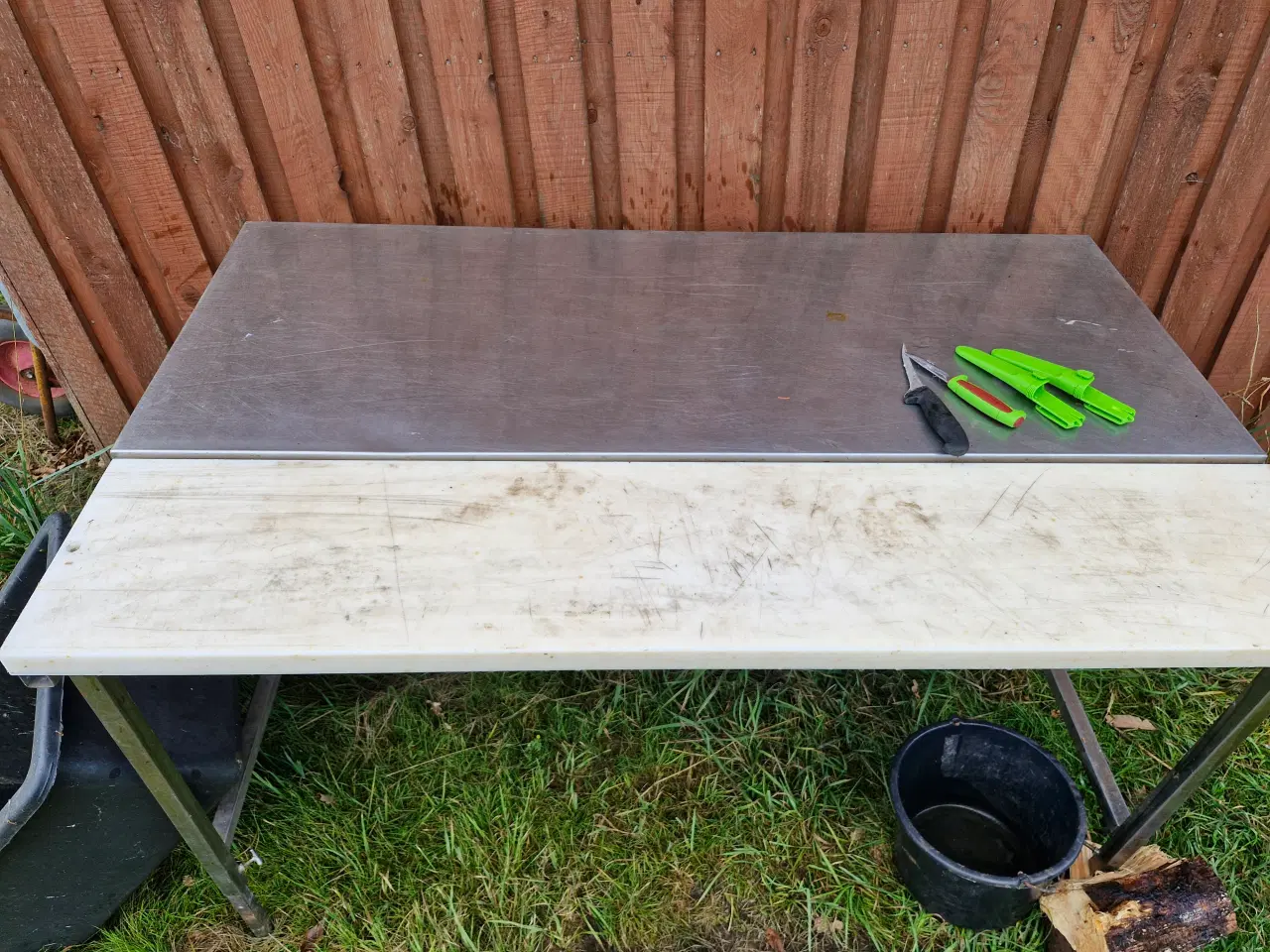 Billede 6 - Rustfri slagtebord 