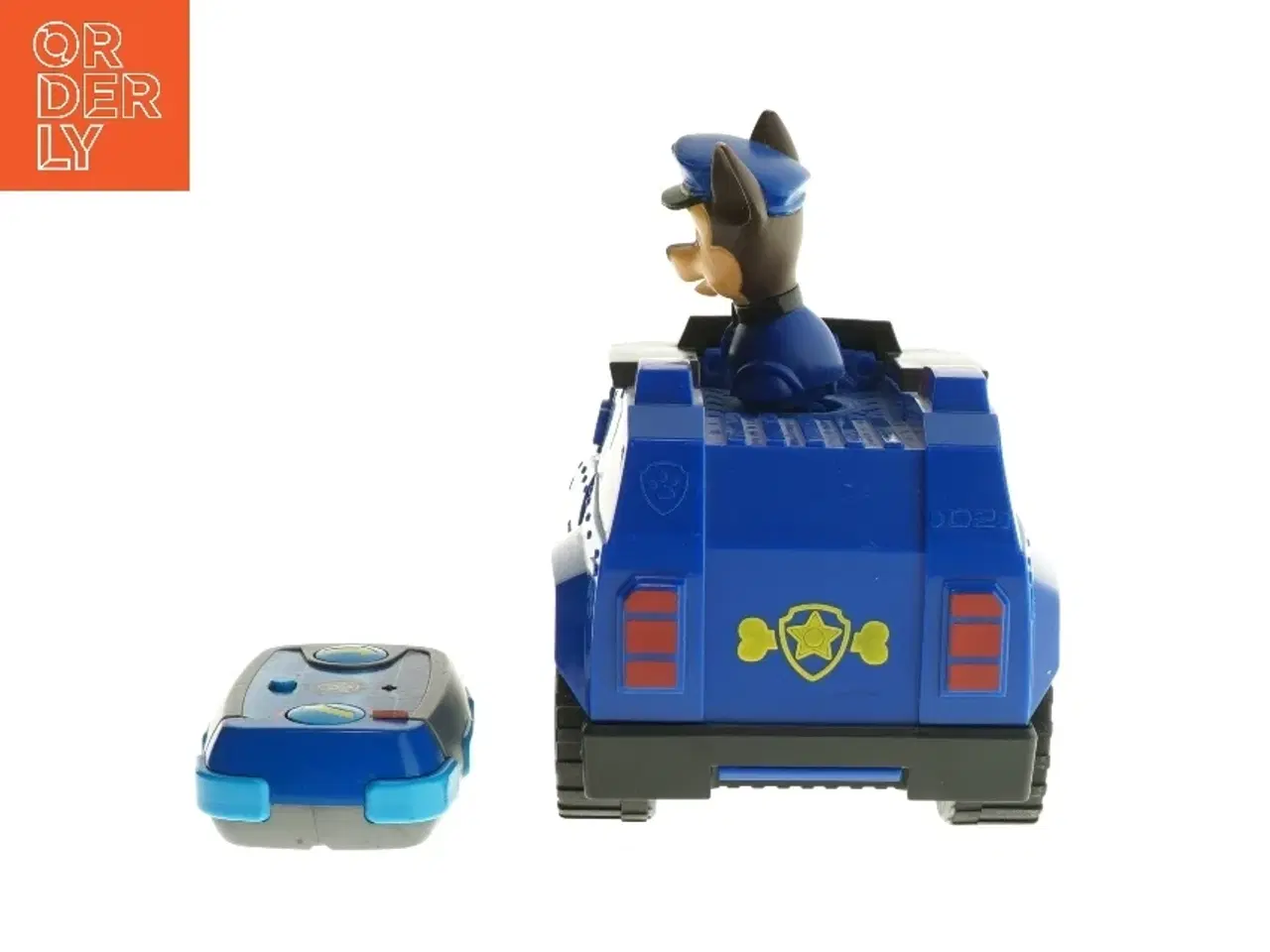 Billede 2 - Fjernstyret Paw Patrol politibil med figur  (str. 19 cm)