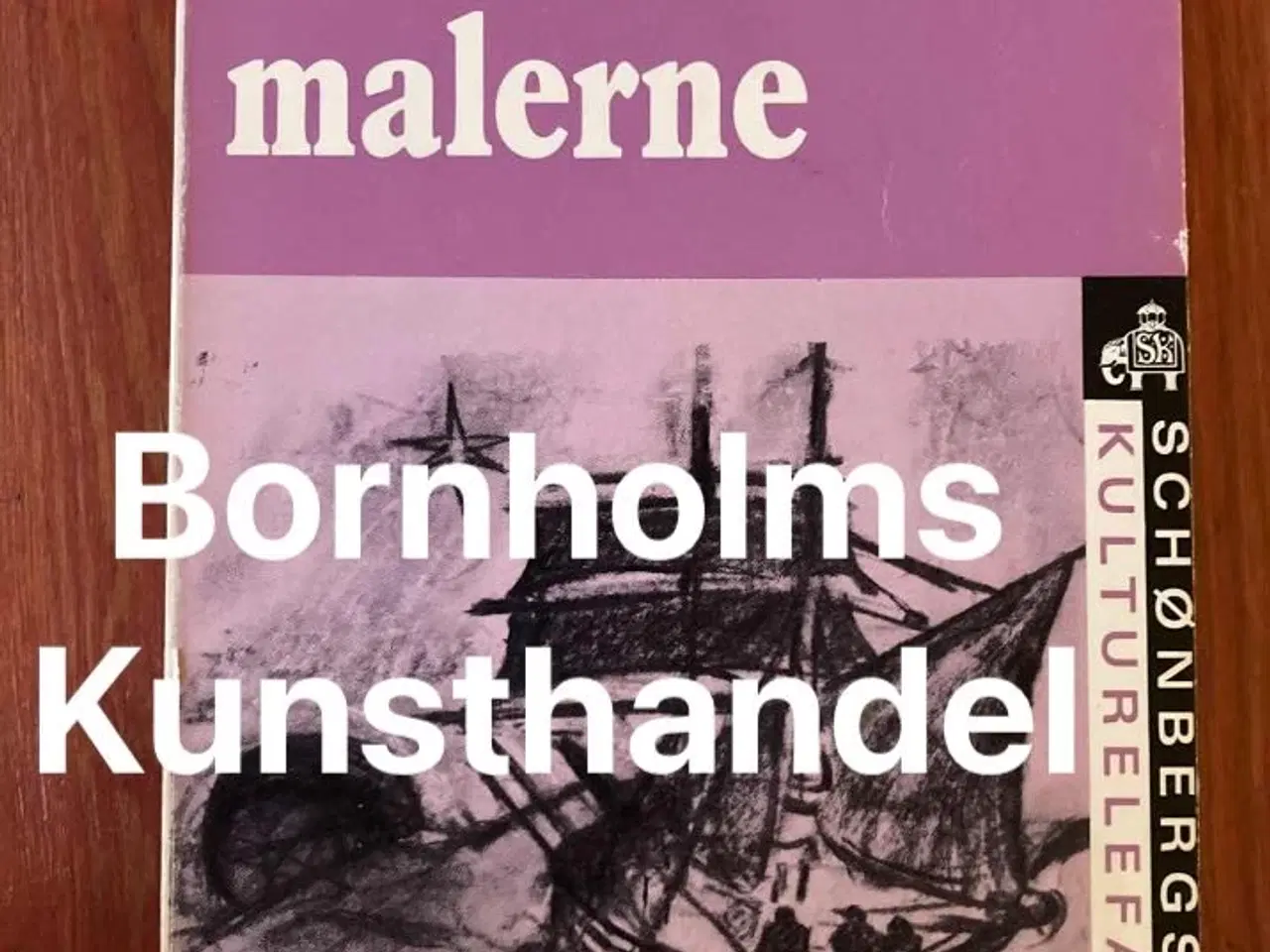 Billede 2 - Maleri, olie på lærred Mogens Ege, motiv hammer