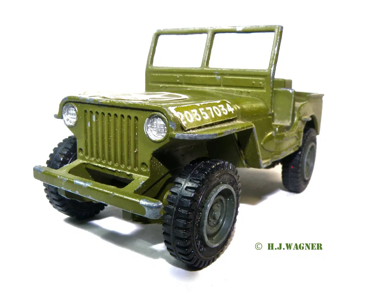 Billede 1 - DINKY TOYS - US-Jeep - No. 615 - skala 1:32