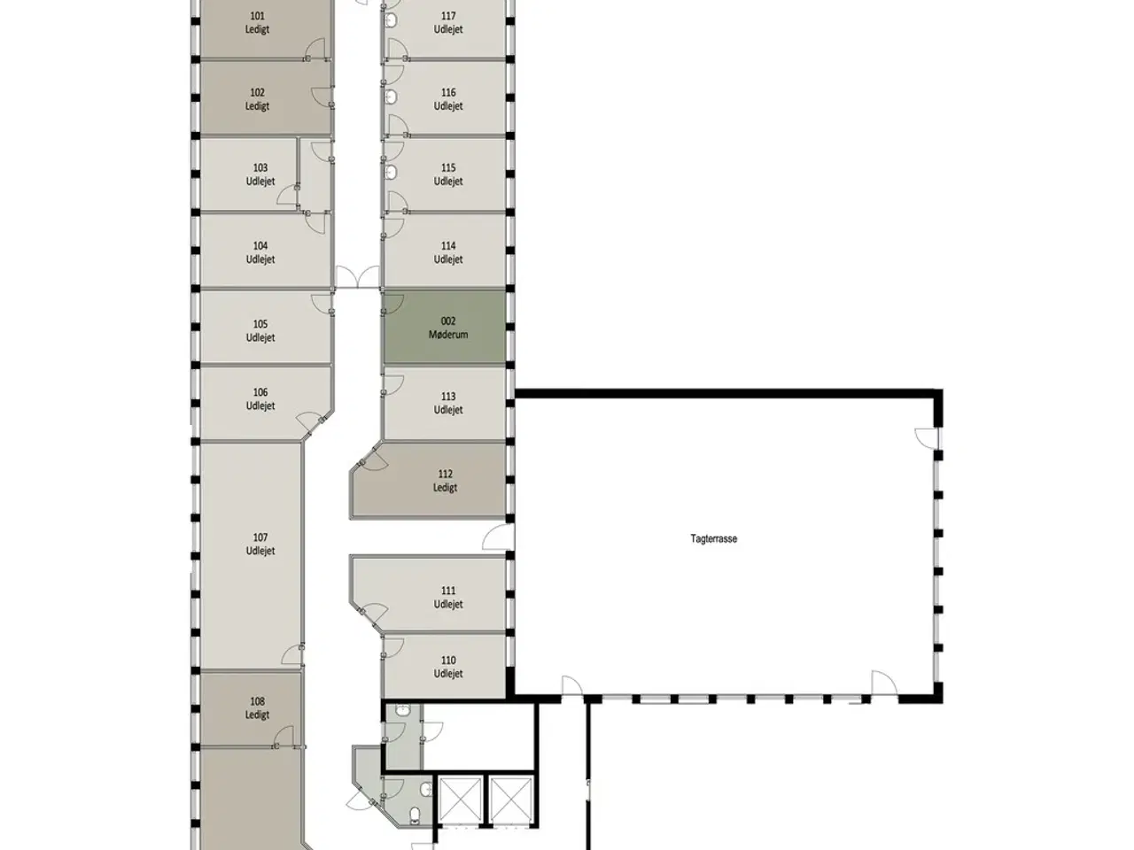 Billede 11 - Kontor og/eller klinik i Herlev med stærk synlighed og fælles faciliteter