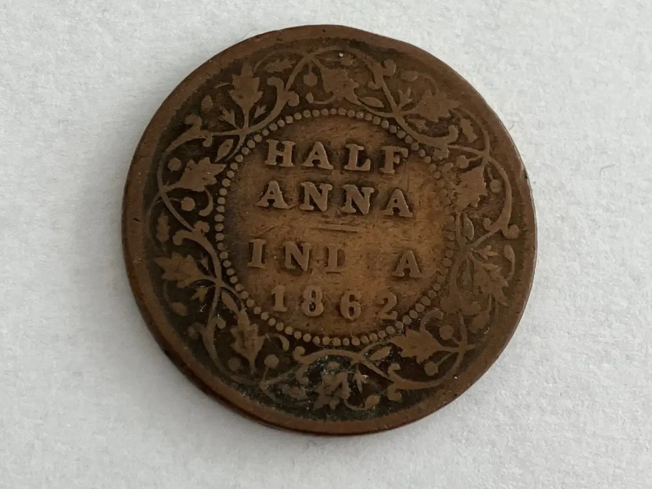 Billede 1 - Half Anna India 1862