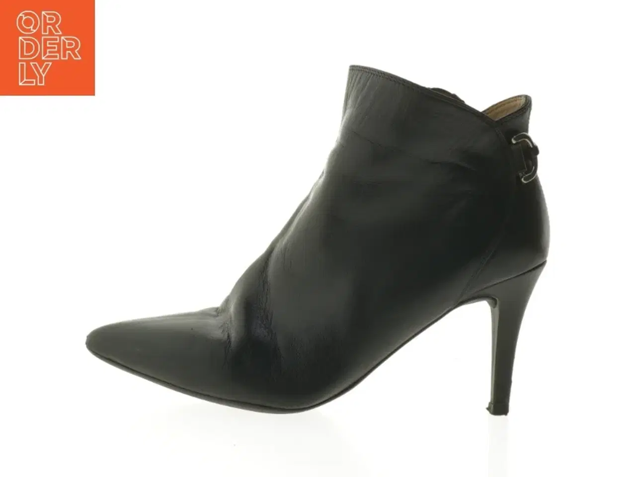 Billede 1 - Sort ankelstøvle med hæl fra Unisa (str. 38 )