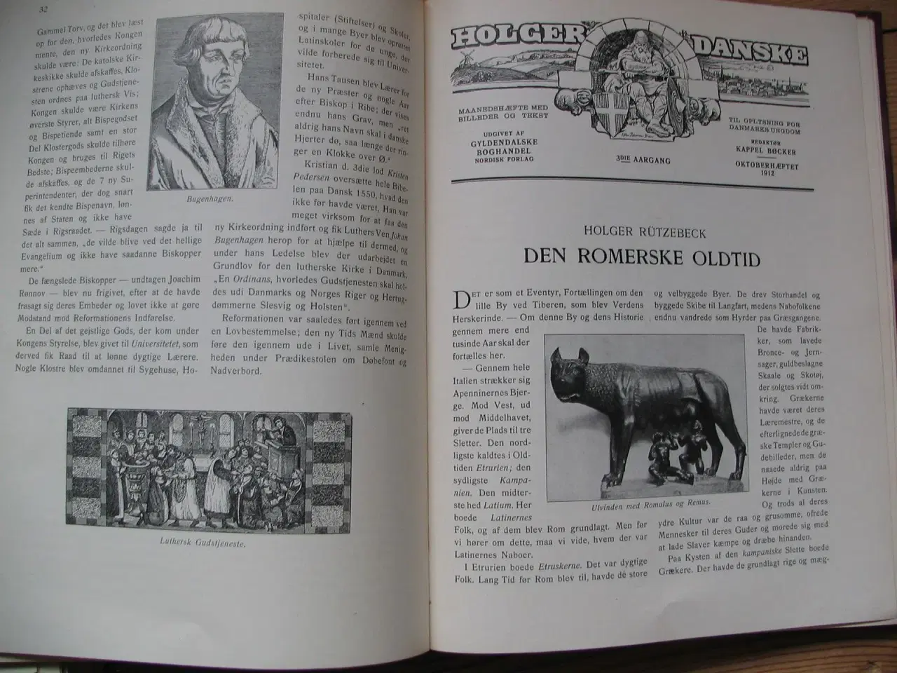 Billede 3 - Holger Danske - Maanedshæfte fra 1912+14