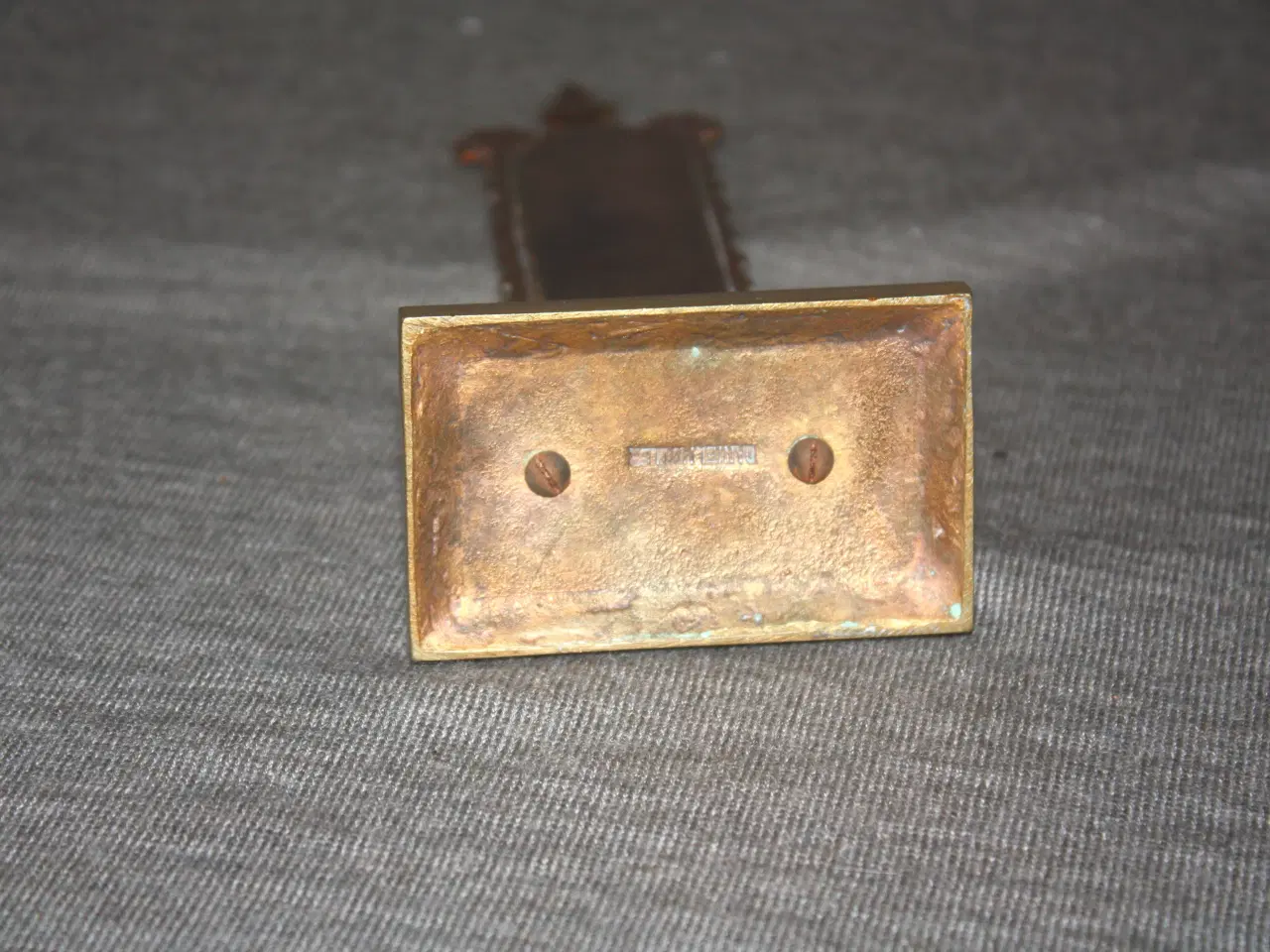 Billede 6 - Metal termometer stempel Daniel Møller Højde 15 cm