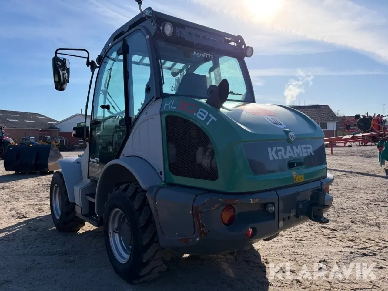 Billede 4 - Teleskoplæsser Kramer KL.30.8T med redskaber