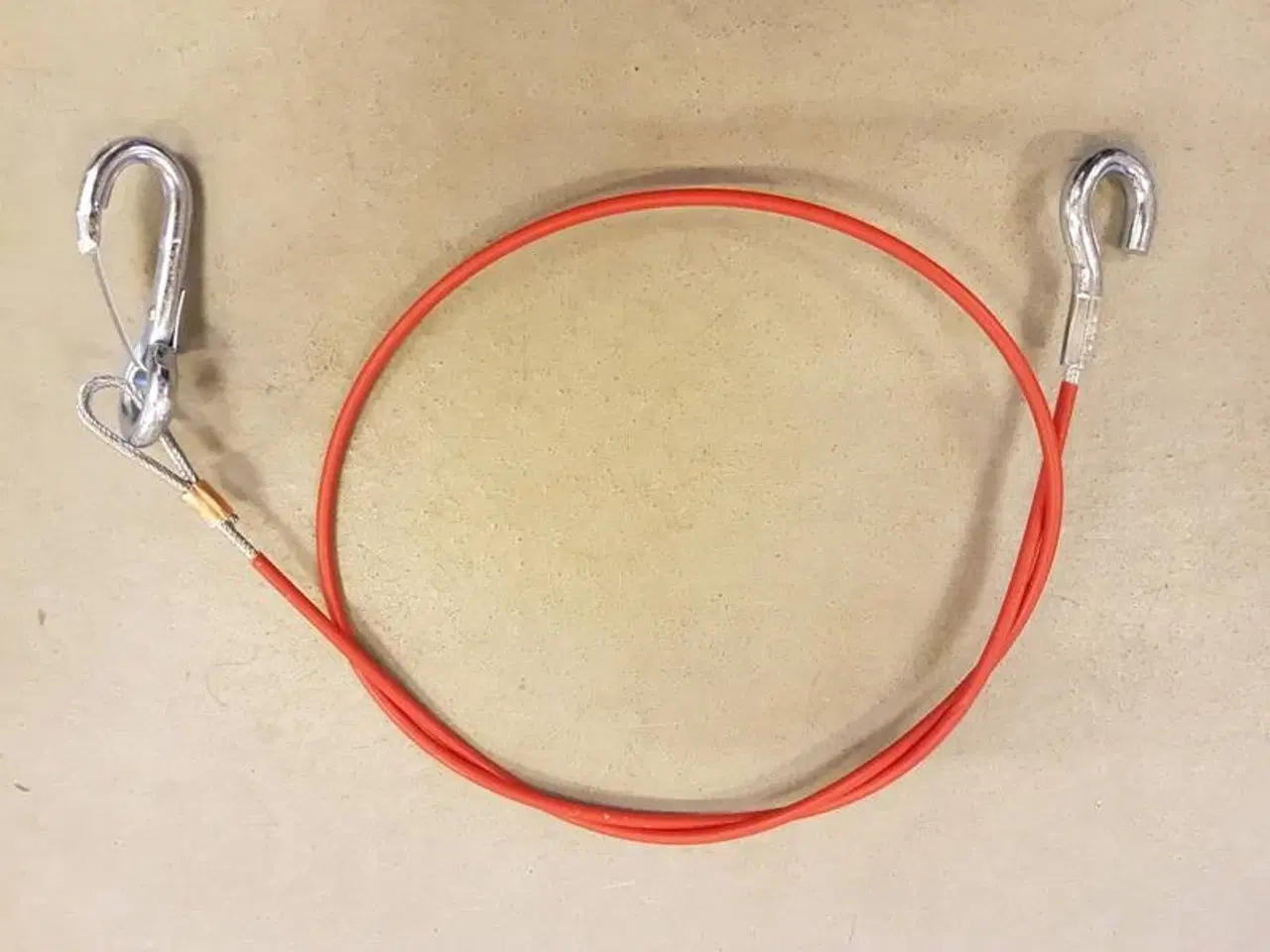 Billede 1 - Nødbremsewire universal m/krog 1040 mm