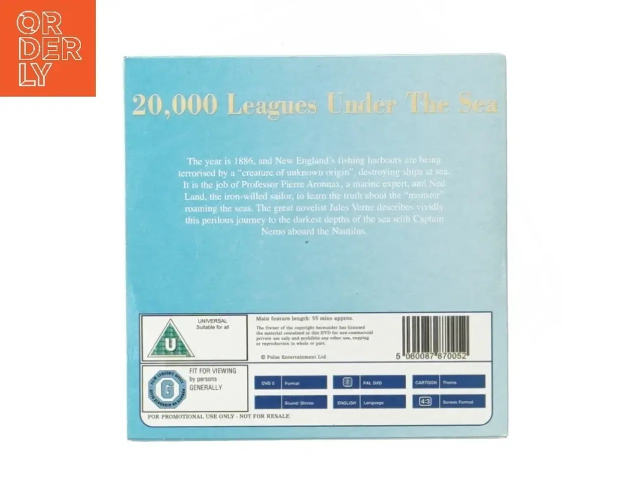 Billede 3 - 20,000 Leagues Under The Sea DVD (str. 12,5x12,5 cm)