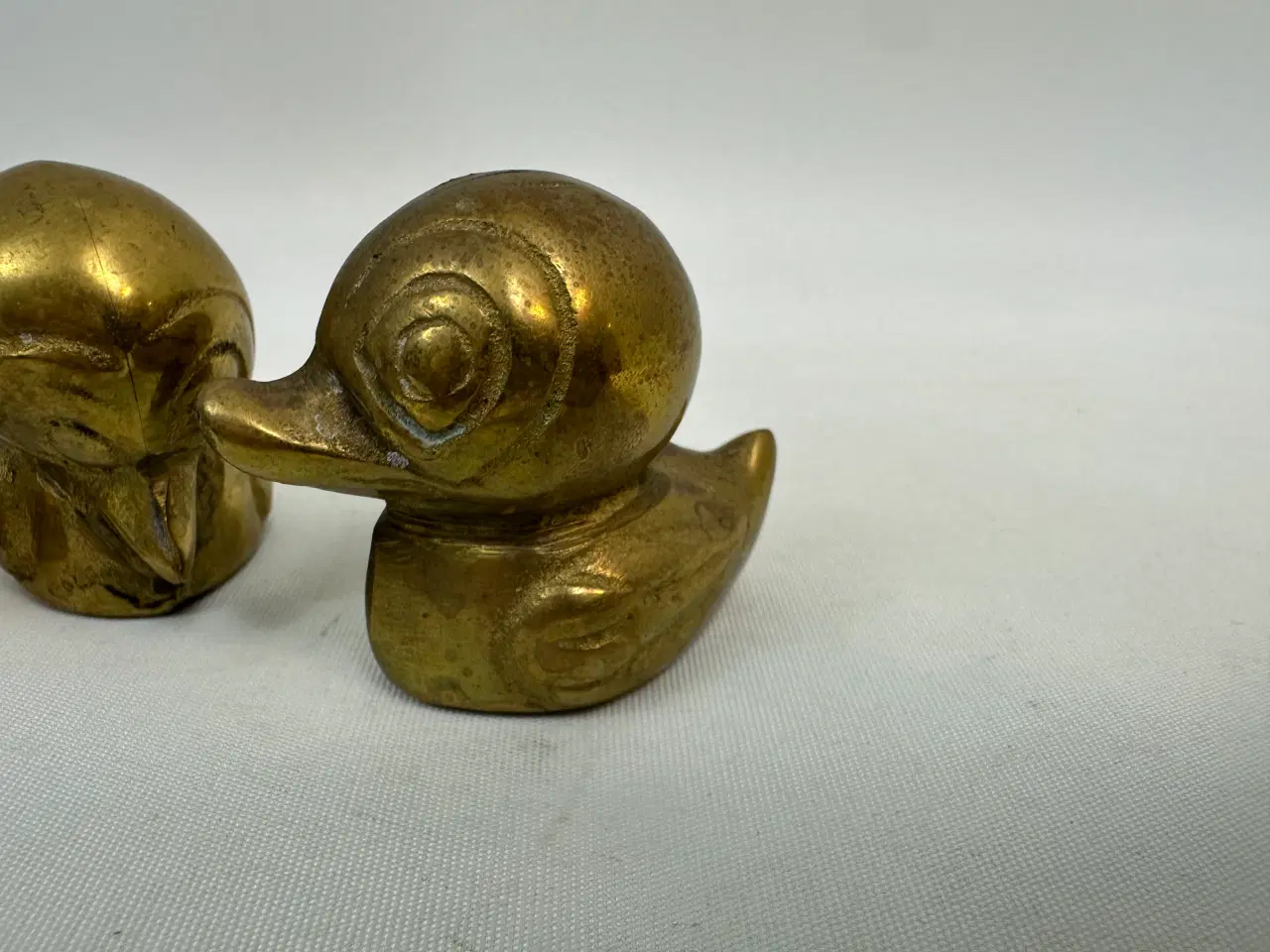 Billede 4 - 3 stk. små vintage messing ænder