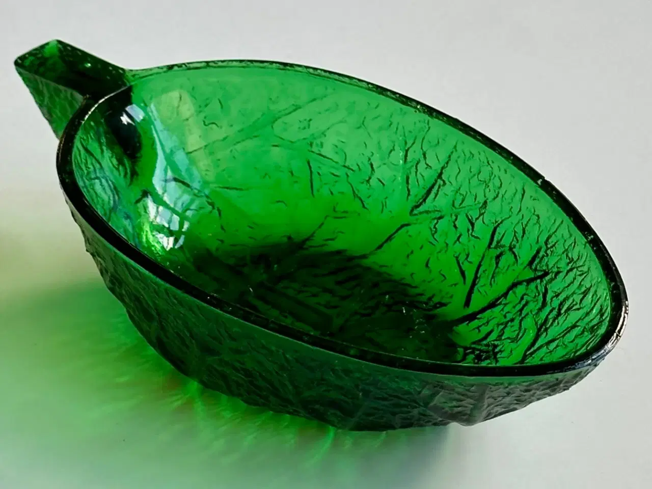 Billede 2 - Grøn glasskål