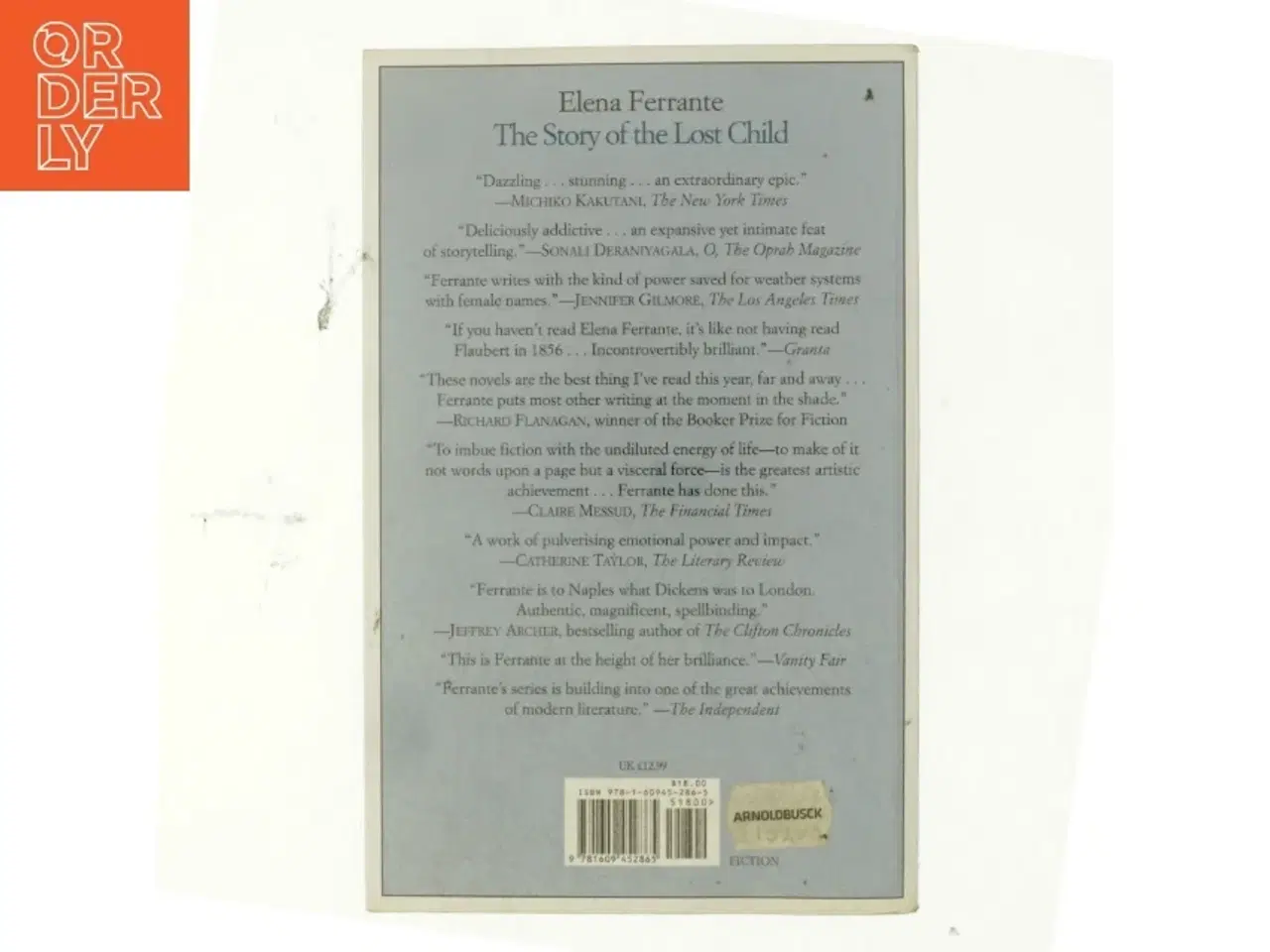Billede 3 - The story of the lost child : maturity, old age af Elena Ferrante (Bog)