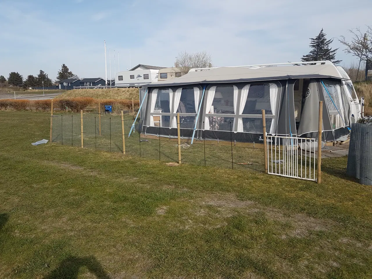 Billede 1 - Campingvogns telt, opbevaringstelt, gulv og gulvtæ