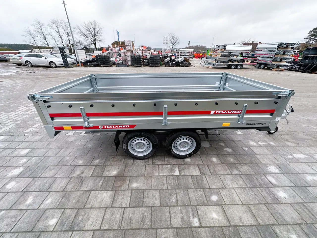 Billede 8 - TEMARED 3015/2 Boogietrailer Transporter stålsider