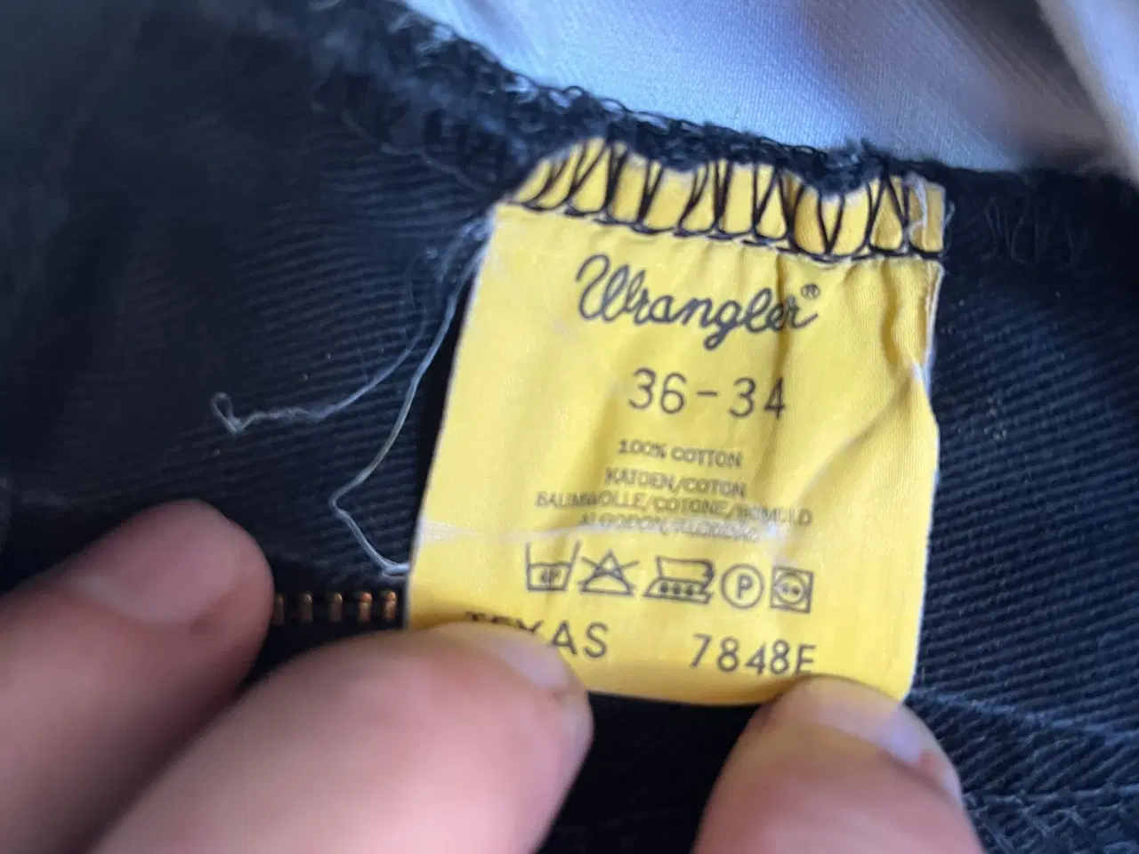 Billede 3 - Wrangler sorte cowboybukser 