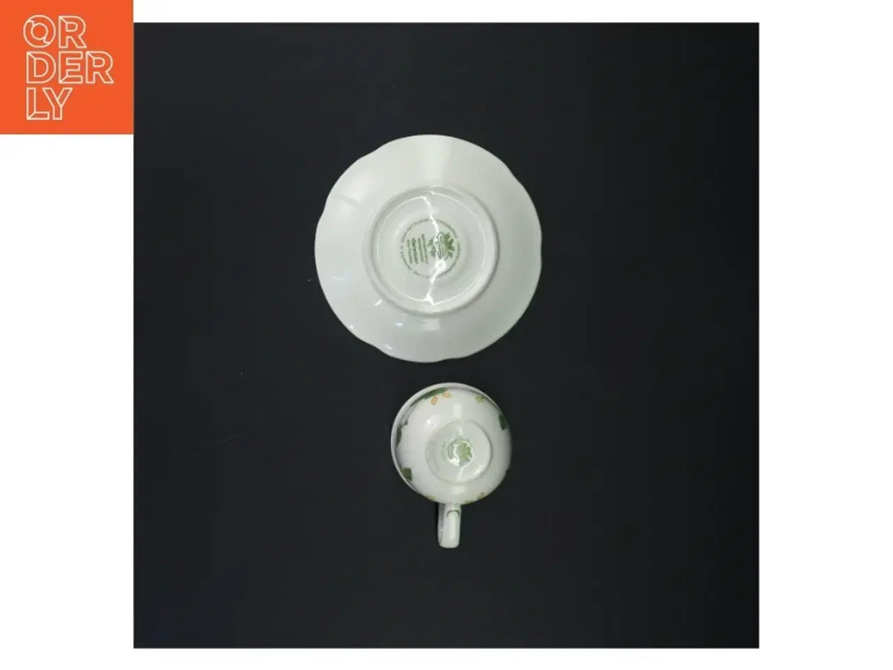 Billede 5 - Kaffekopper med blomsterdekoration fra Villeroy & Boch (str. Ø. 13,5 cm. h 6 cm ø. 7 cm)