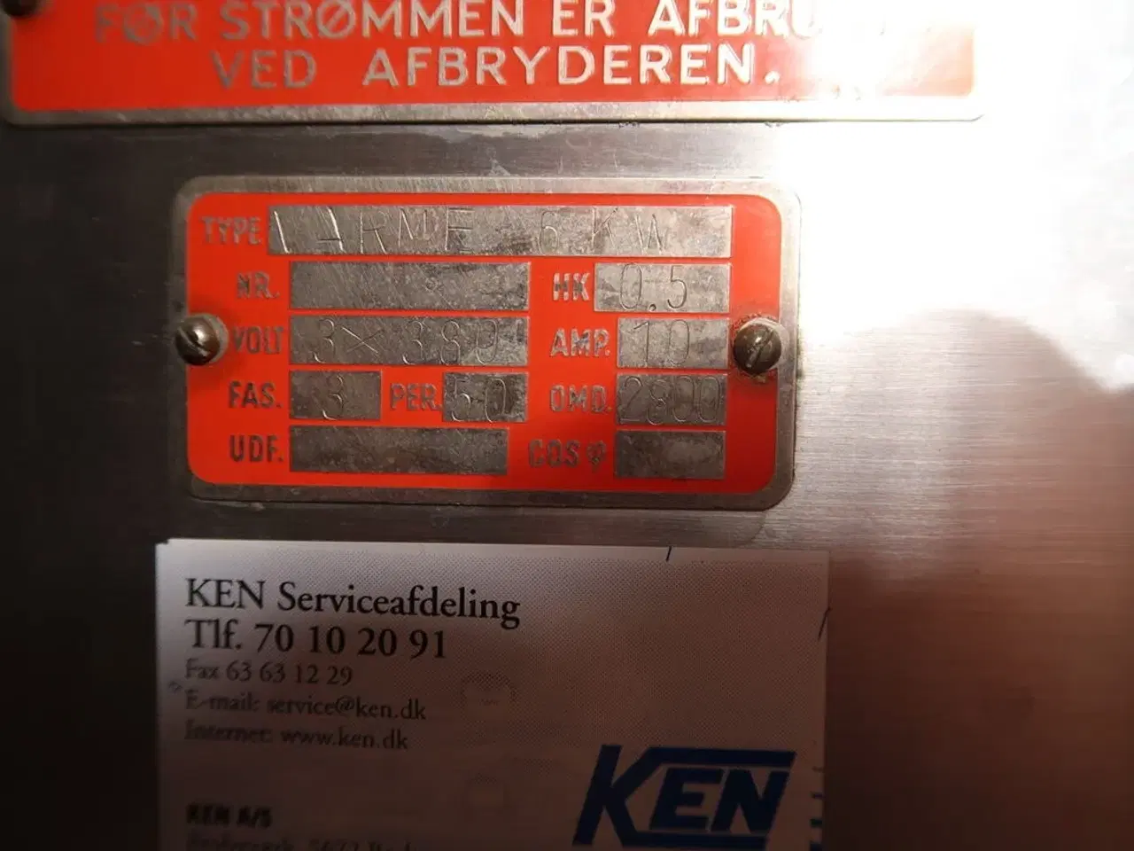 Billede 5 - Opvaskemaskine KEN Type 2000