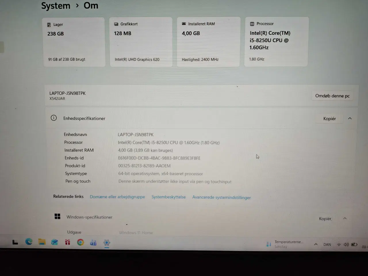 Billede 5 - Asus vivobook Core i5 8 gen